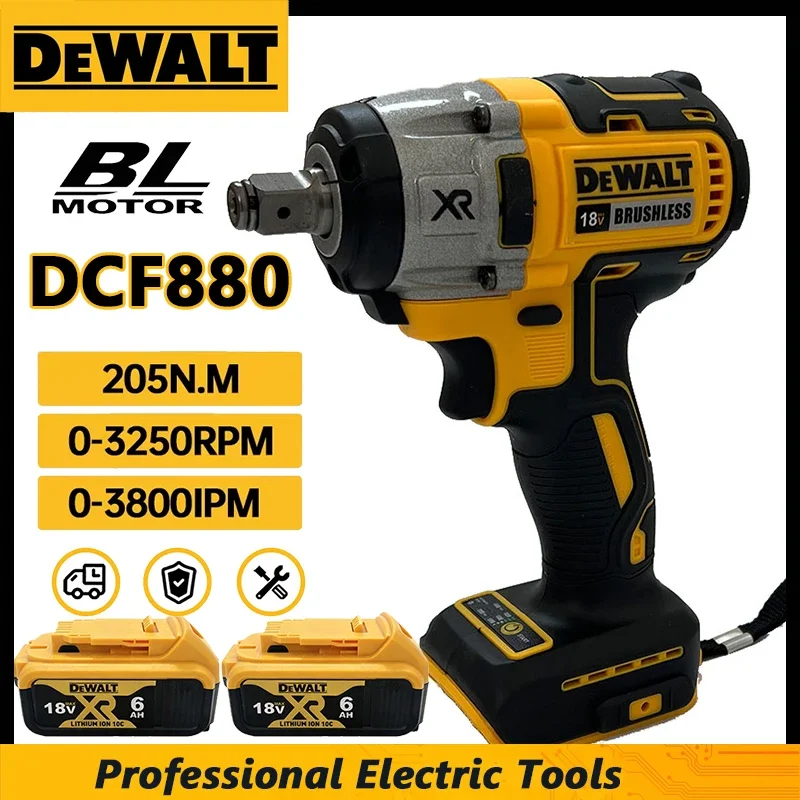 Power Tools Excel - Dewalt DCF880 3300RPM Brushless Impact Wrench