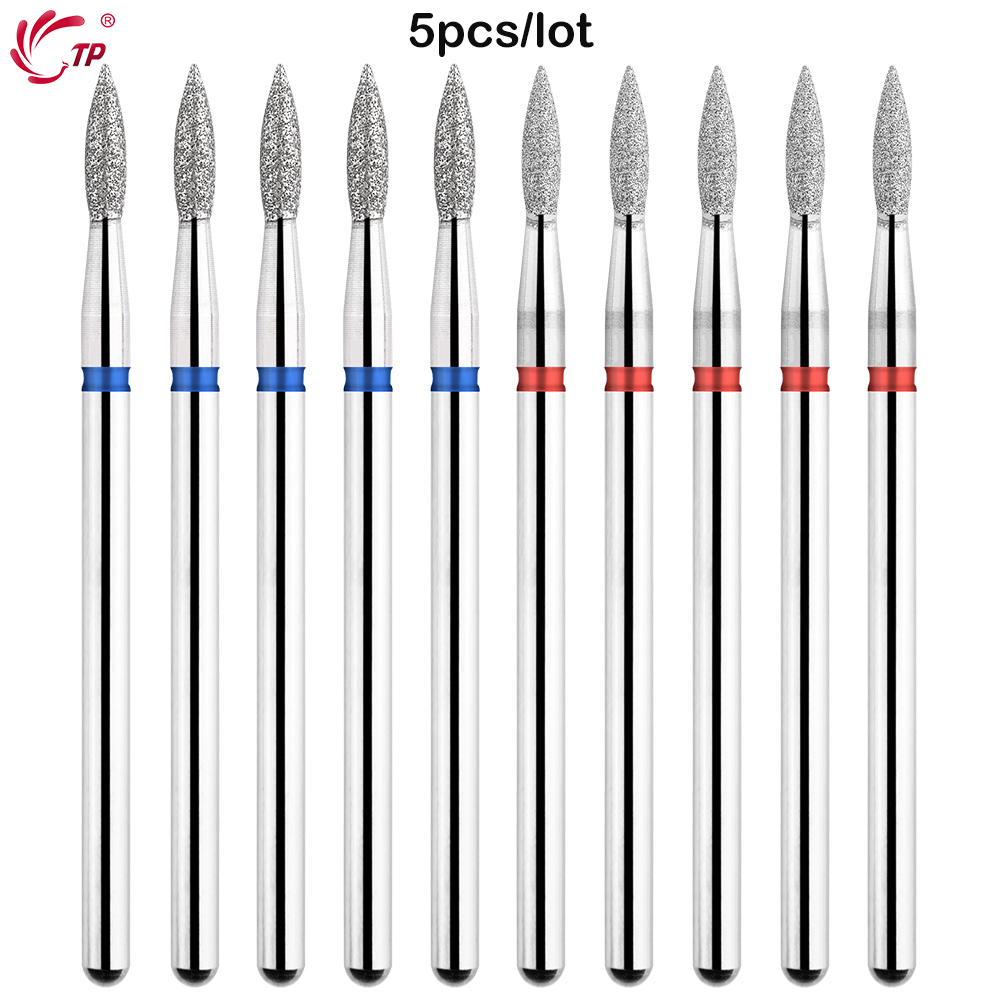 Power Tools Sheets - TP 5pcs/lot Flame Nail Bits 3/32''