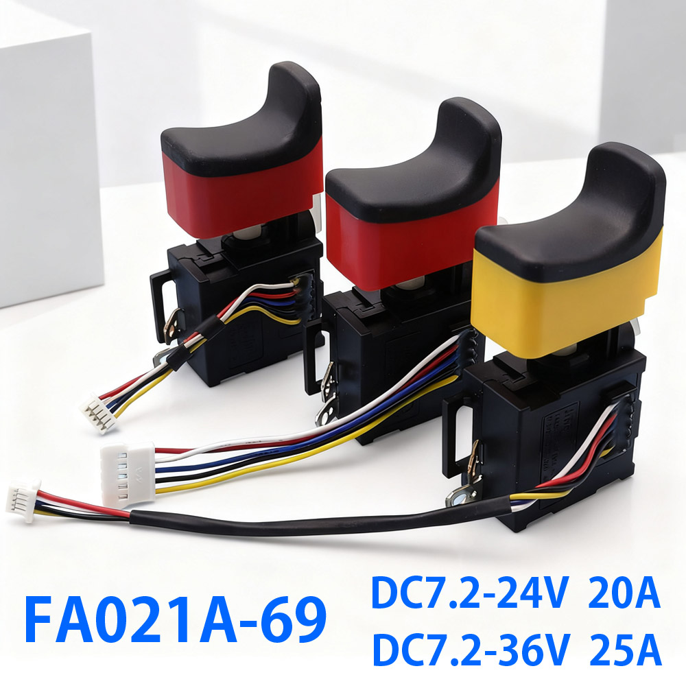 Power Tools Excel - FA021A-69 Switch 5-Wire DC7.2-24V 20A 25A