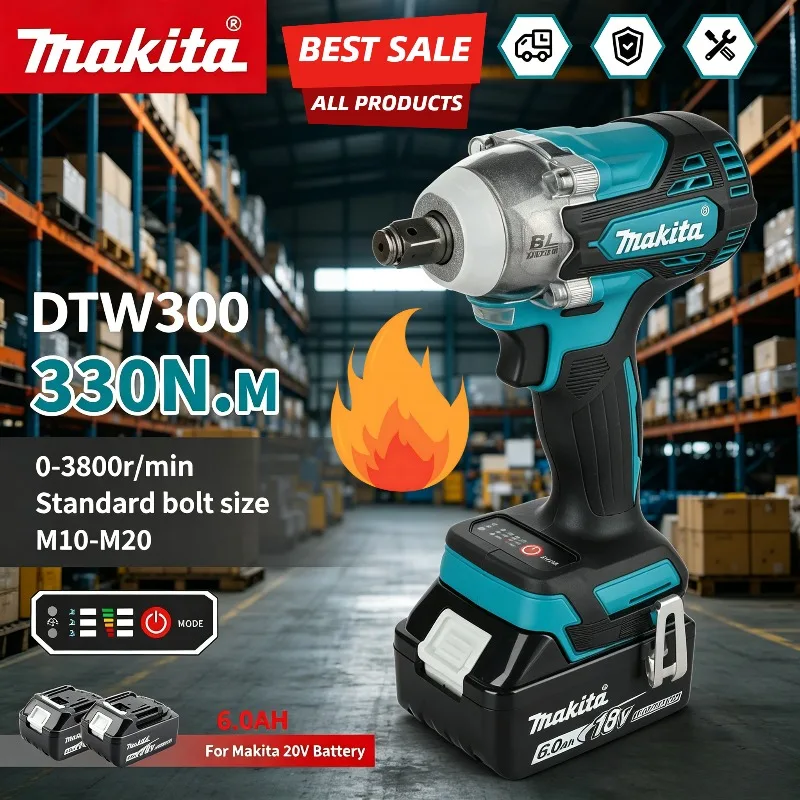 Power Tools Battery Repair - Makita DTW300 Wind Cannon Remove Tire