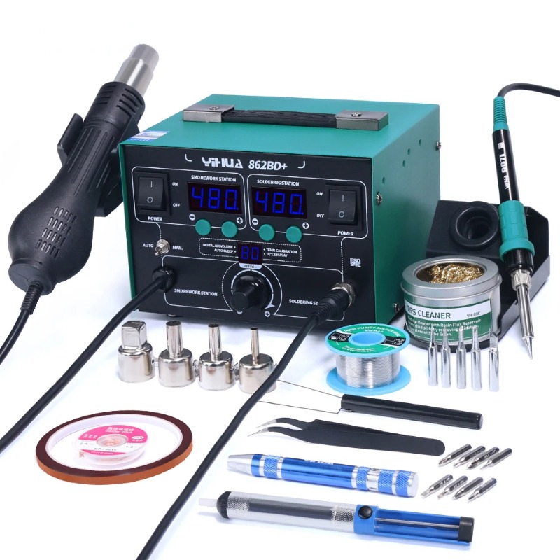 862BD+ Hot Air Gun Soldering S - đánh giá và giá Power Tools Used In Welding