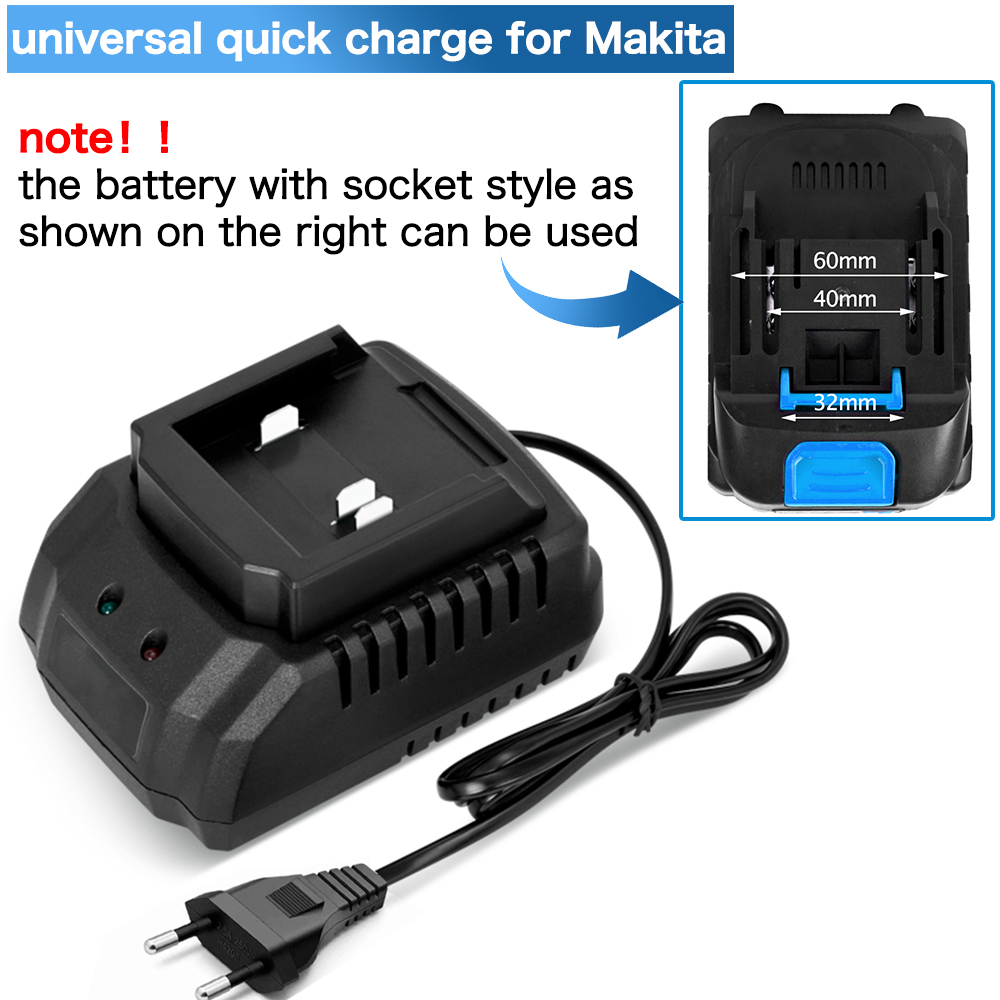 Charger EU/US/UK Plug for 18V  - đánh giá và giá Power Tools Excel