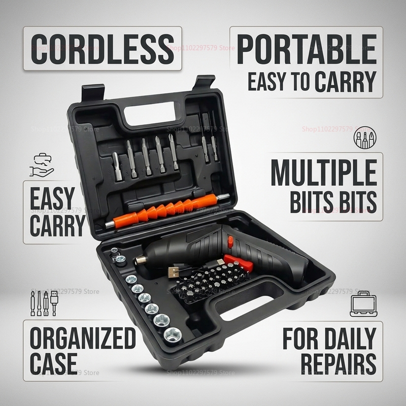 47Pcs Rechargeable Electric Sc - đánh giá và giá Power Tools Battery Repair