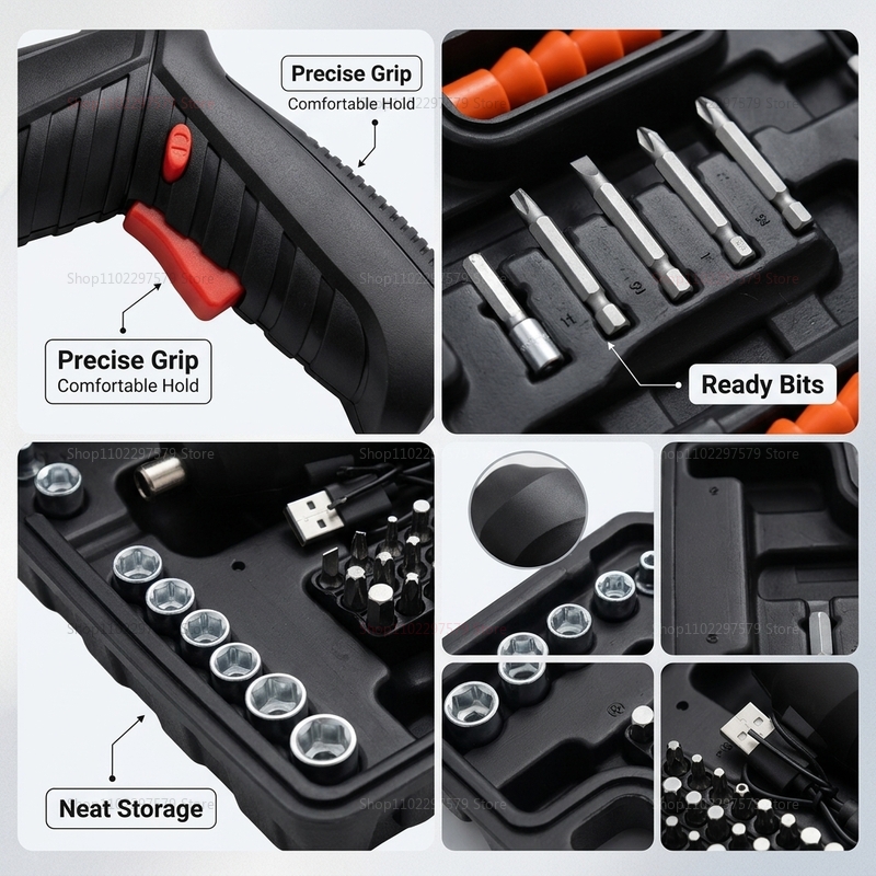 47Pcs Rechargeable Electric Sc - đánh giá và giá Power Tools Battery Repair