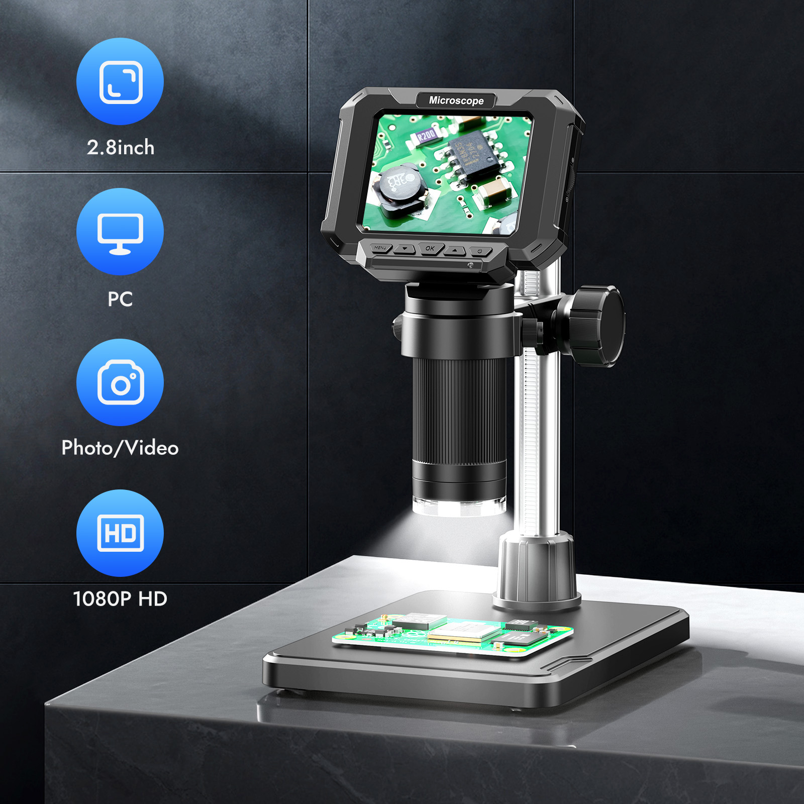2.8inch Digital Coin Microscop - đánh giá và giá Power Tools For Windows