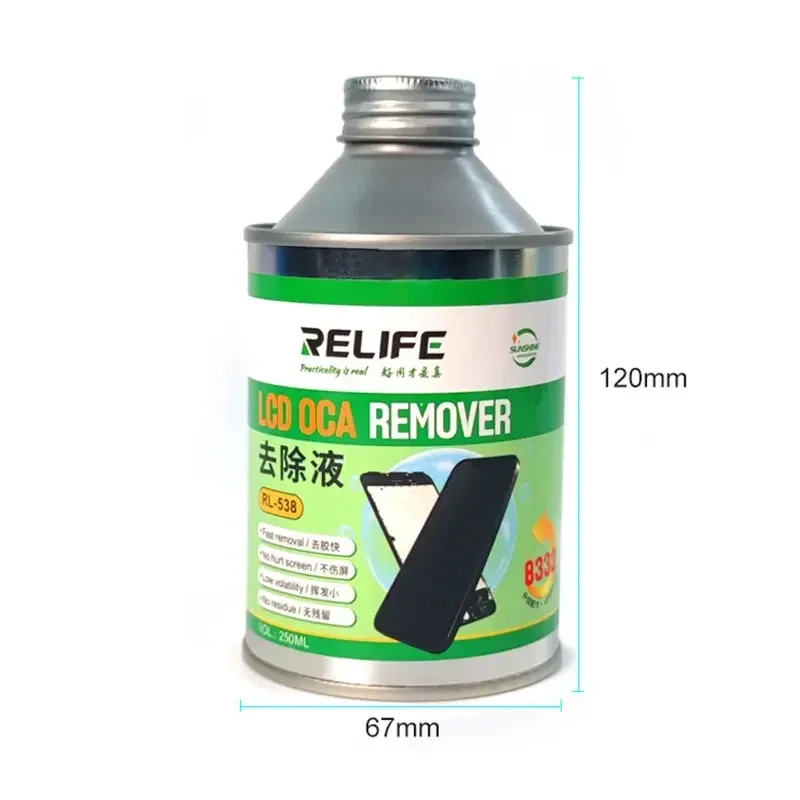 RELIFE RL-538 8333 250ML LCD S - đánh giá và giá Xiaomi Power Tools