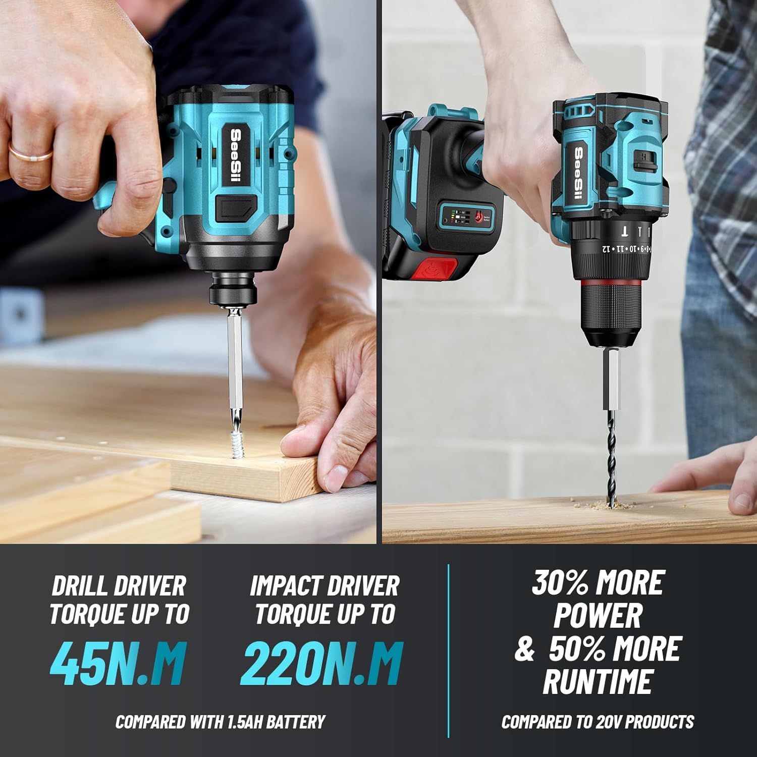 SEESII QH220/WH045 3/8'' Drill - đánh giá và giá Power Z Tools