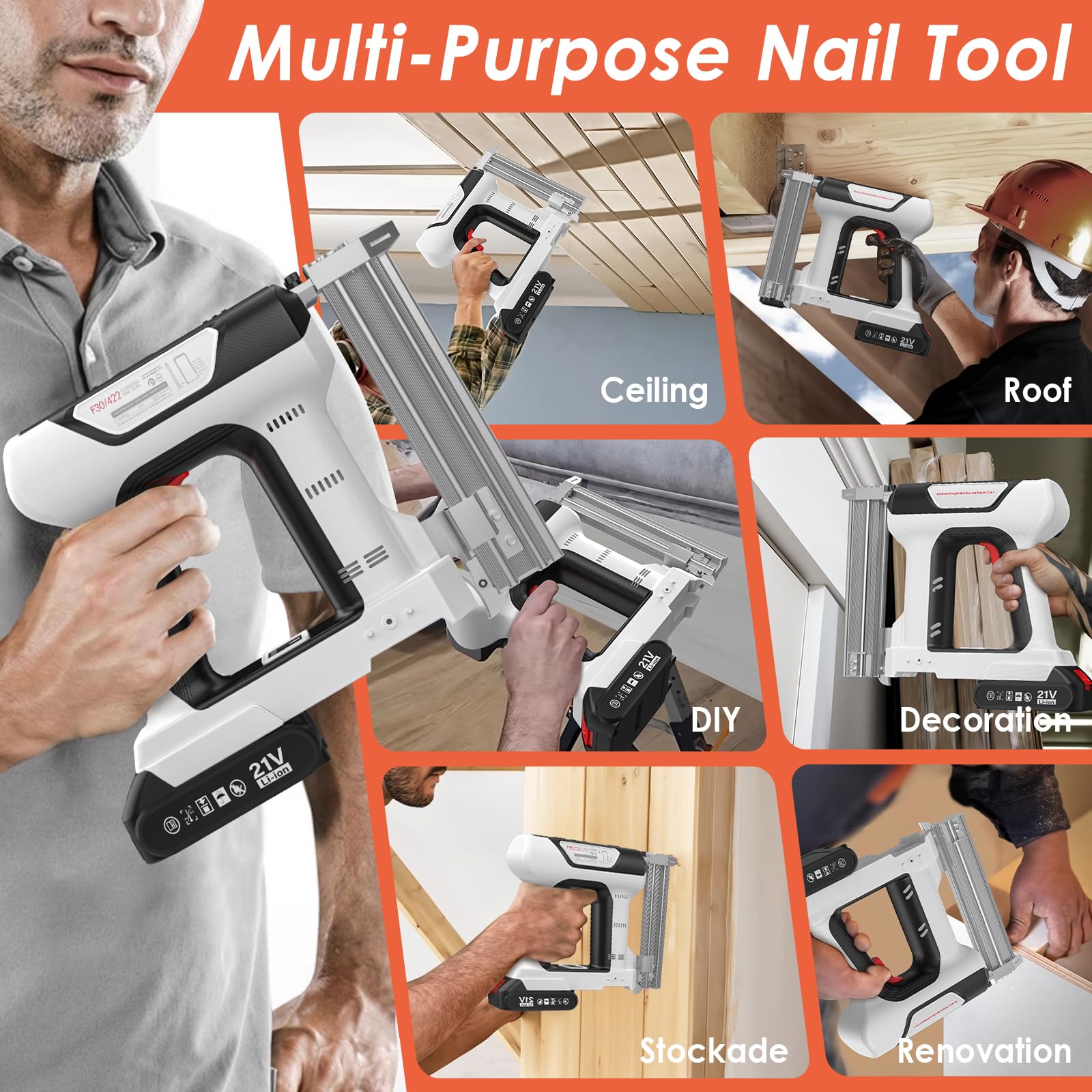 Portable Home DIY Power Tools  - đánh giá và giá Staple Gun Electric
